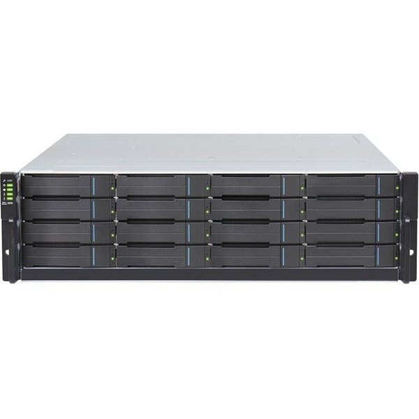 Eonstor Gs 3000 Unified Storage, 3U/16 Bay, Redundant Controllers, 4, Infortrend, Mfr#: GS3016R0C0F0F-RJ45
